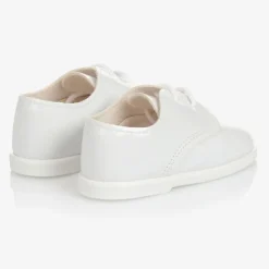 Boys White First Walker Shoes