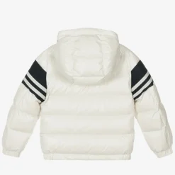 Boys White Mangal Down Puffer Jacket