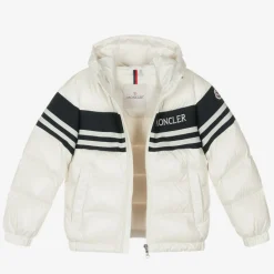 Boys White Mangal Down Puffer Jacket