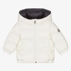 Boys White New Macaire Down Padded Jacket