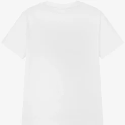 Boys White Organic Cotton T-Shirt