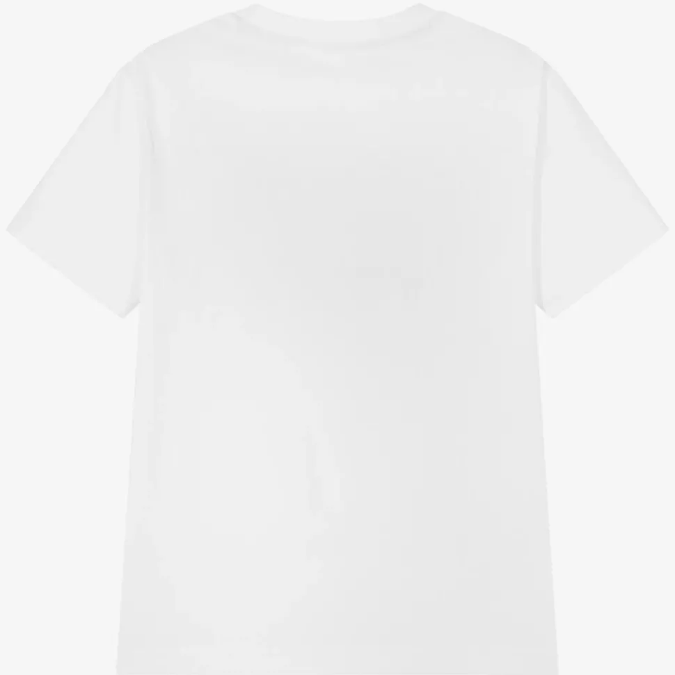 Boys White Organic Cotton T-Shirt