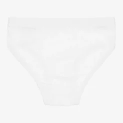 Boys White Organic Cotton Briefs (3 Pack)