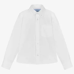 Boys White Oxford Cotton Shirt