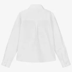 Boys White Oxford Cotton Shirt