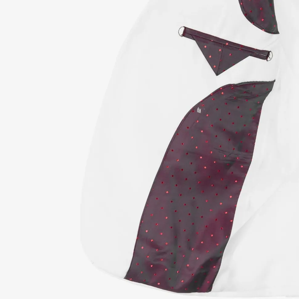 Boys White Twill Suit