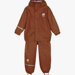 Brown 2 Piece Rainsuit