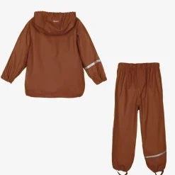 Brown 2 Piece Rainsuit