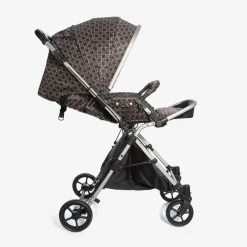 Brown & Black Logo Stroller