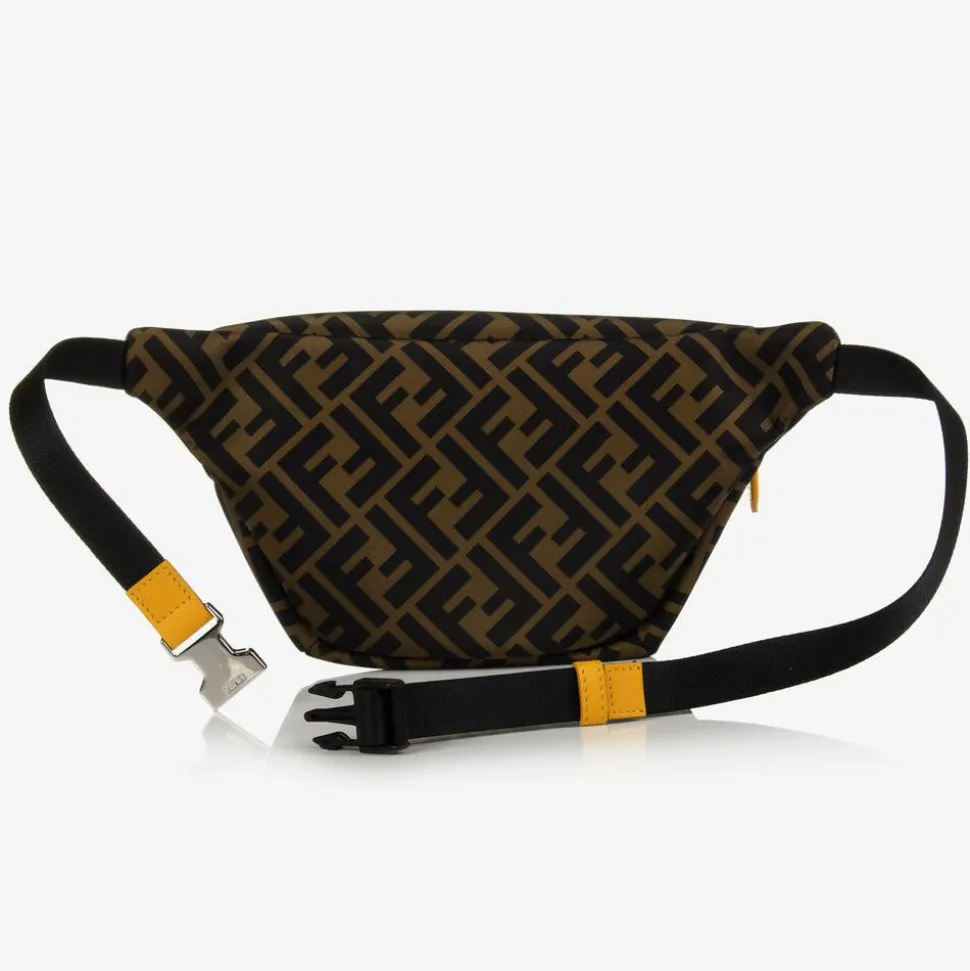Brown & Yellow FF Belt Bag (23cm)