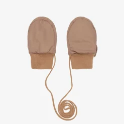 Brown Bunny Baby Mittens