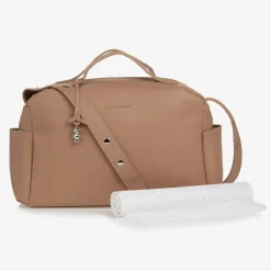 Brown Faux Leather Changing Bag (35cm)