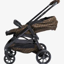 Brown FF Logo Stroller