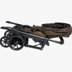 Brown FF Logo Stroller