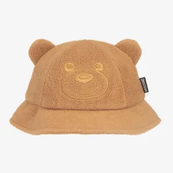 Brown Fleece Bucket Hat