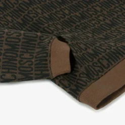 Brown Knitted Hoodie