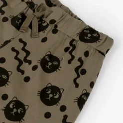 Brown Organic Cotton Cats Joggers