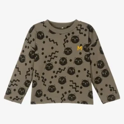 Brown Organic Cotton Cats Top