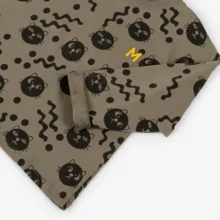 Brown Organic Cotton Cats Top