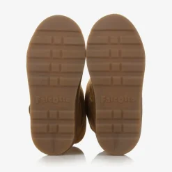 Brown Suede Leather Boots