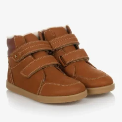 Brown Suede Leather Boots