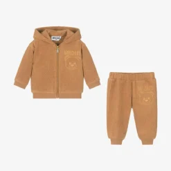 Brown Teddy Bear Fleece Tracksuit