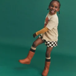 Brown Thermal Rain Boots