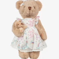 Brown Unicorn Dress Teddy Bear (34cm)