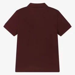 Burgundy Red Varsity Logo Polo Shirt