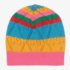 Cotton Knit GG Logo Hat