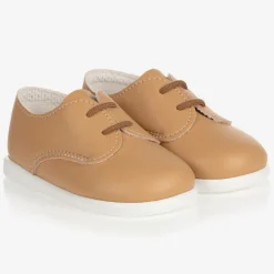 Dark Beige First Walker Shoes