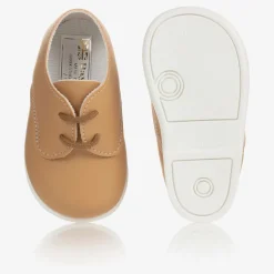 Dark Beige First Walker Shoes