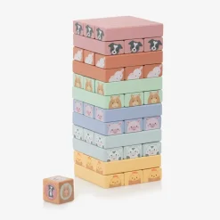 Farmyard Animals Tumbling Tower Game
