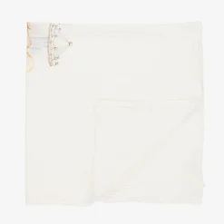 Girls Beige Cotton Horse Muslins (2 Pack)