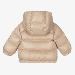 Girls Beige Down Padded Bluma Coat