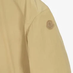 Girls Beige Hooded Aloysha Coat