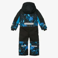 Girls Black & Blue Storm Snowsuit Set