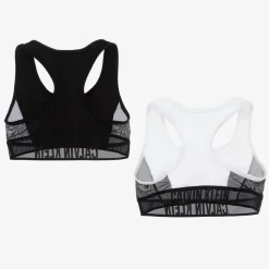 Girls Black & White Bralettes (2 Pack)