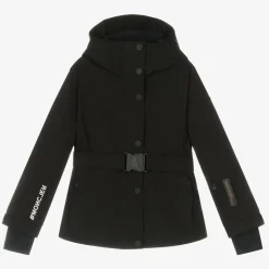 Girls Black Corserey Ski Jacket