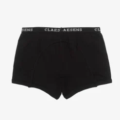 Girls Black Cotton Knickers (2 Pack)