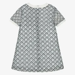 Girls Black Crochet Lace Dress