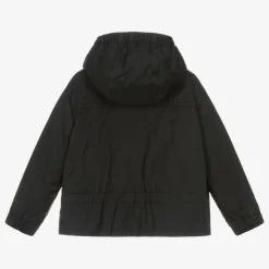 Girls Black Hooded Ailisia Jacket