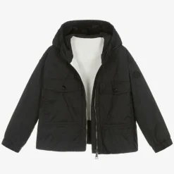 Girls Black Hooded Ailisia Jacket
