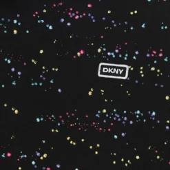 Girls Black Hooded Jersey Dress