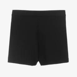 Girls Black Jersey Shorts
