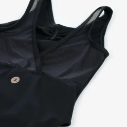 Girls Black Leotard Bodysuit