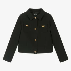 Girls Black Medusa Jacket
