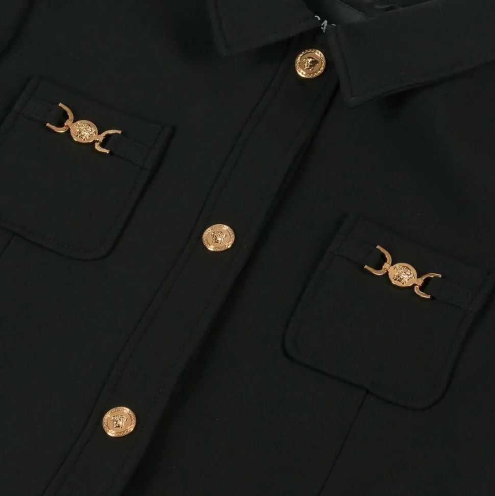 Girls Black Medusa Jacket