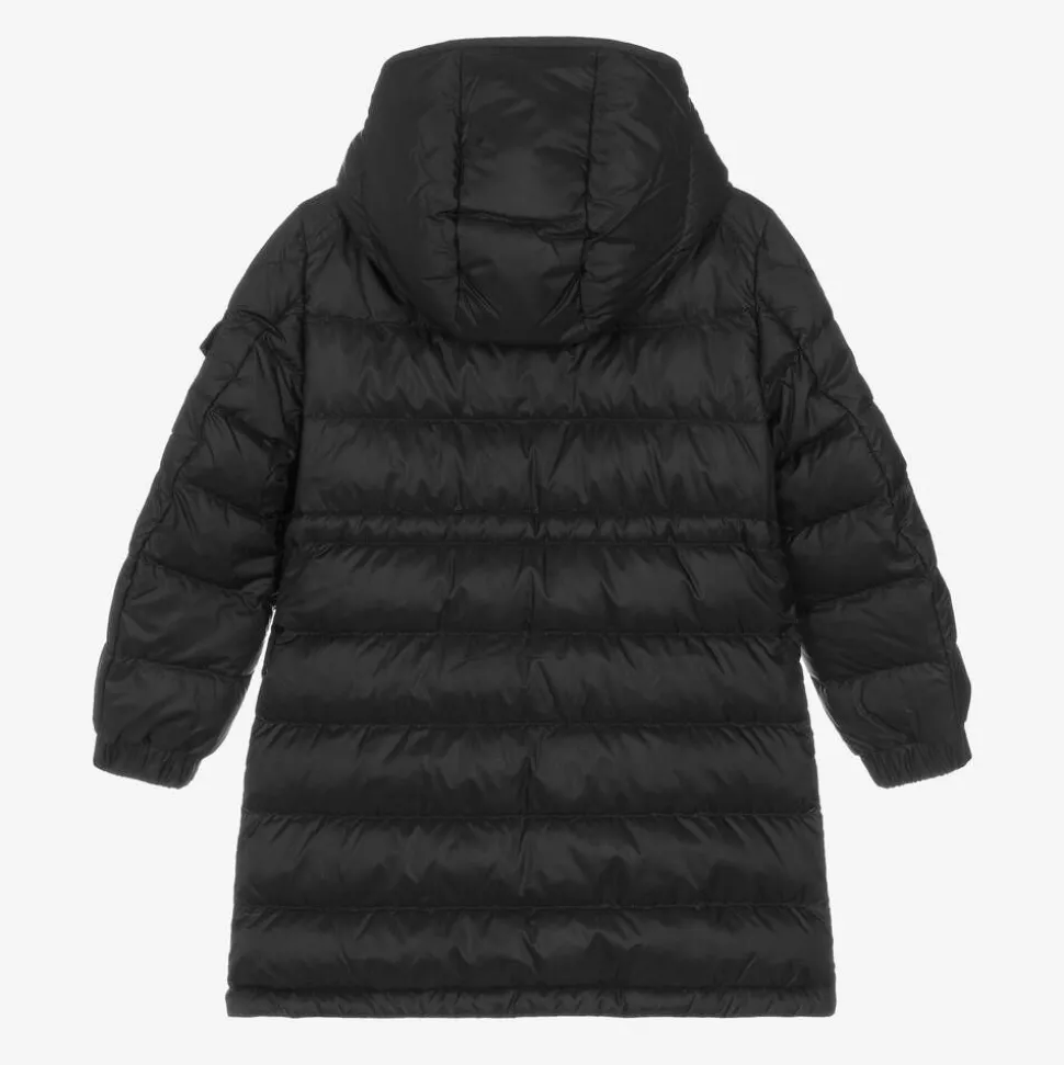 Girls Black Meillon Puffer Coat