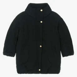 Girls Black Padded Coat